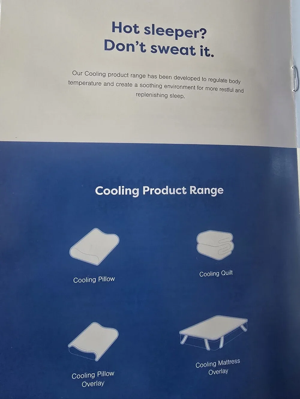 Ecosa Luxurious Cooling Quilt W/Cooling Fabric & Breathable Fill-Light Blue King